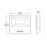 Refletor de Led Branco 6500K IP65 100W Bivolt Slim Avant