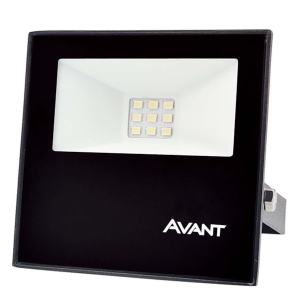 Refletor de Led Branco 6500K IP65 10W Bivolt Slim Avant