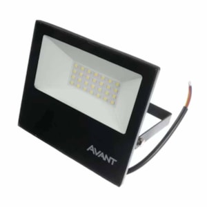 Refletor de Led Branco 6500K IP65 30W Bivolt Slim Avant