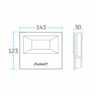 Refletor de Led Branco 6500K IP65 30W Bivolt Slim Avant