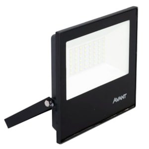 Refletor de Led Branco 6500K IP65 50W Bivolt Slim Avant