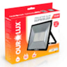 Refletor Led Slim 150w 6500k Bivolt Preto Ourolux