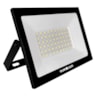 Refletor Led Slim 50w 3000k Preto Ourolux