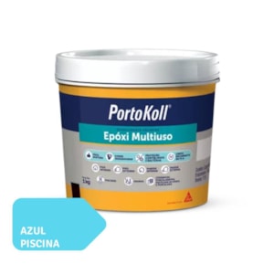 Rejunte Epóxi Azul Para Piscinas Portokoll 1 Kg
