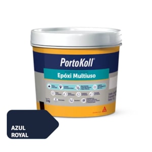 Rejunte Epóxi Azul Royal Para Piscinas Portokoll 1 Kg