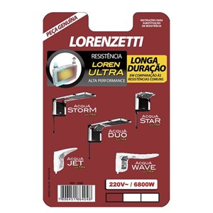 Resistência Acqua Ultra 220V 6800W 3065-A Lorenzetti