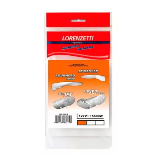 Resistência Advanced / Top Jet 127V 5500W 3055-Q Lorenzetti