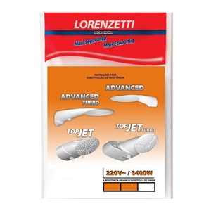 Resistência Advanced / Top Jet 220V 6400W 3055-P Lorenzetti