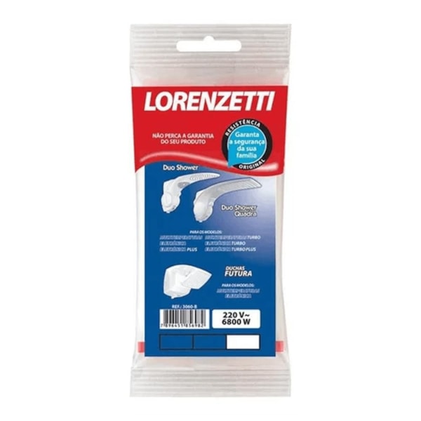 Resistência Duo Shower / Futura 220V 6800W 3060-B Lorenzetti
