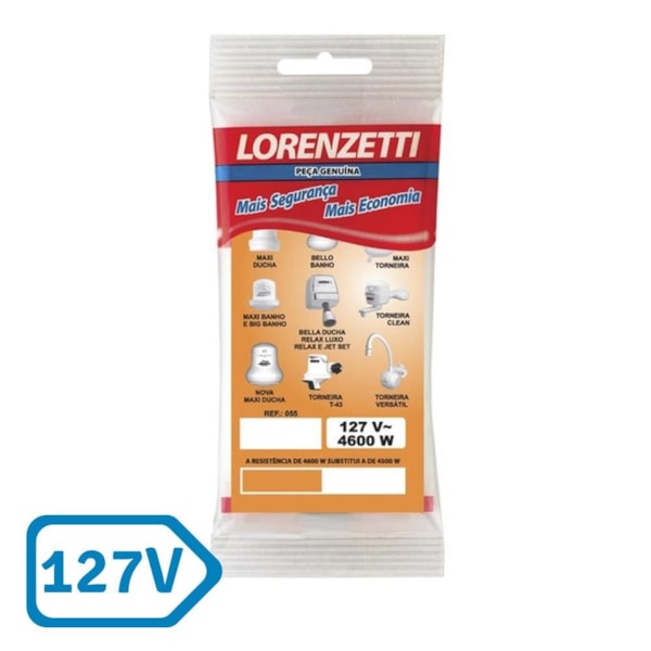 Resistência Maxi Ducha 127V 4600W 055 Lorenzetti