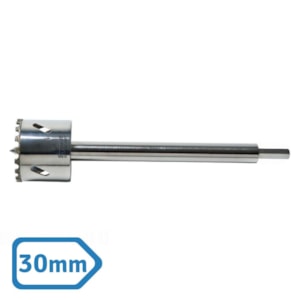 Serra Copo Diamantada 30mm com Haste Starrett