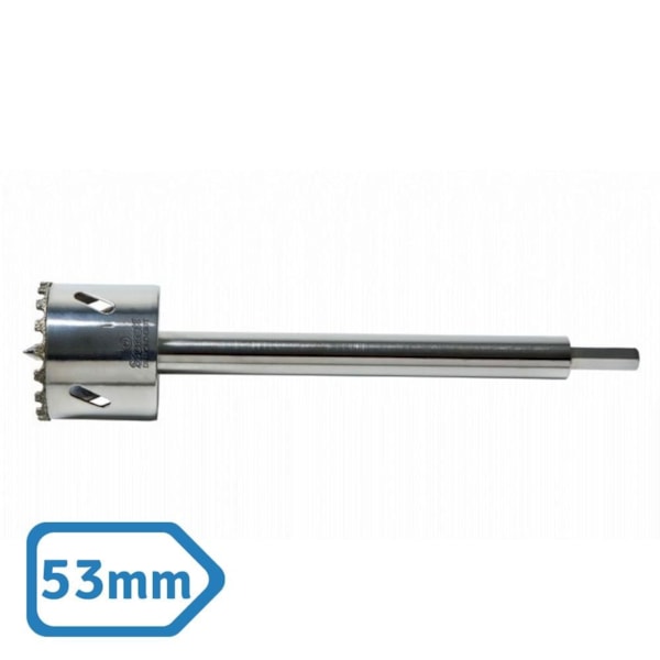 Serra Copo Diamantada 53mm com Haste Starrett