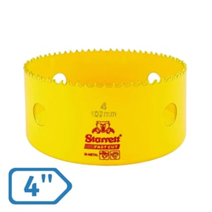 Serra Copo para Metal 102mm - 4'' Fast Cut Starrett