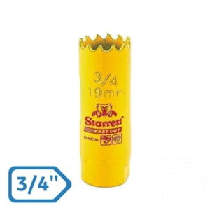 Serra Copo para Metal 19mm - 3/4'' Fast Cut Starrett