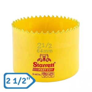 Serra Copo para Metal 64mm - 2.1/2'' Fast Cut Starrett