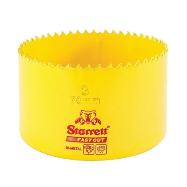 Serra Copo para Metal 76mm - 3'' Fast Cut Starrett