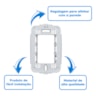 Suporte para Placa 4x2 Horizontal Pial Plus Legrand 612122