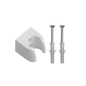 Suporte Quadrado para Ducha Higiênica Blukit ABS Branco 0104 Suporte Quadrado para Ducha Higiênica Blukit ABS Branco 0104