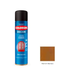 Tinta Spray Decor Marrom Barroco 360ML Colorgin