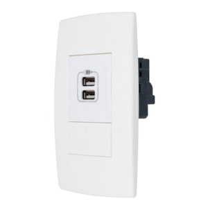 Tomada Carregador com 2 USB Pial Plus Legrand 615089