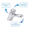 Torneira Automática de Lavatório Mesa Biopress 1180 Fabrimar