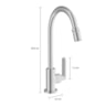 Torneira de Cozinha Mesa Bica Móvel Flex Plus 1167.C21.CLM Deca
