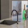 Torneira de Lavatório Flexivel de Mesa Metal Preto Fosco 5540 Civitt