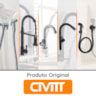 Torneira de Lavatório Flexivel de Mesa Metal Preto Fosco 5540 Civitt