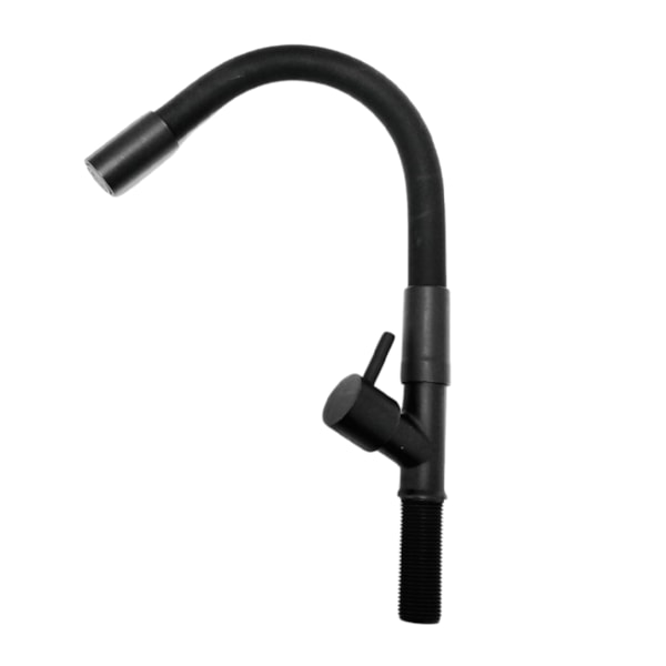Torneira de Lavatório Flexivel de Mesa Metal Preto Fosco 5540 Civitt