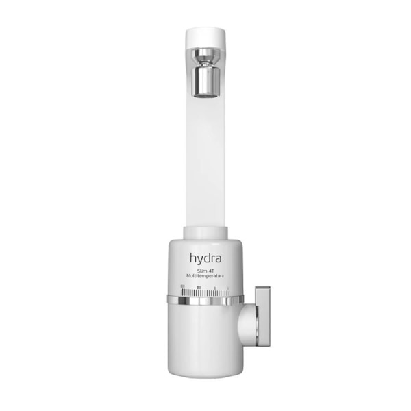 Torneira Elétrica Hydra Bancada Slim 4 Temperaturas Branco 220V 5500W TBSL.4.552BR