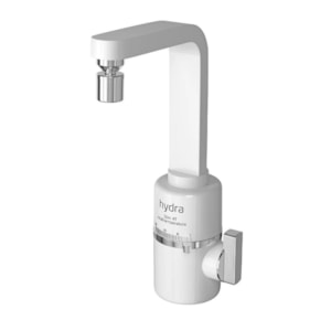 Torneira Elétrica Hydra Bancada Slim 4 Temperaturas Branco 220V 5500W TBSL.4.552BR