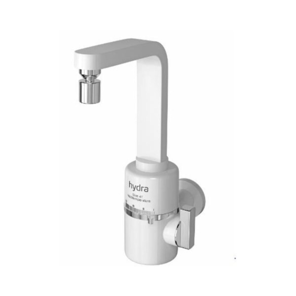 Torneira Elétrica Hydra de Parede Slim 4 Temperaturas Branco 127V 5500W - TPSL.4.551BR