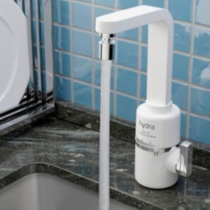 Torneira Elétrica Hydra de Parede Slim 4 Temperaturas Branco 127V 5500W - TPSL.4.551BR
