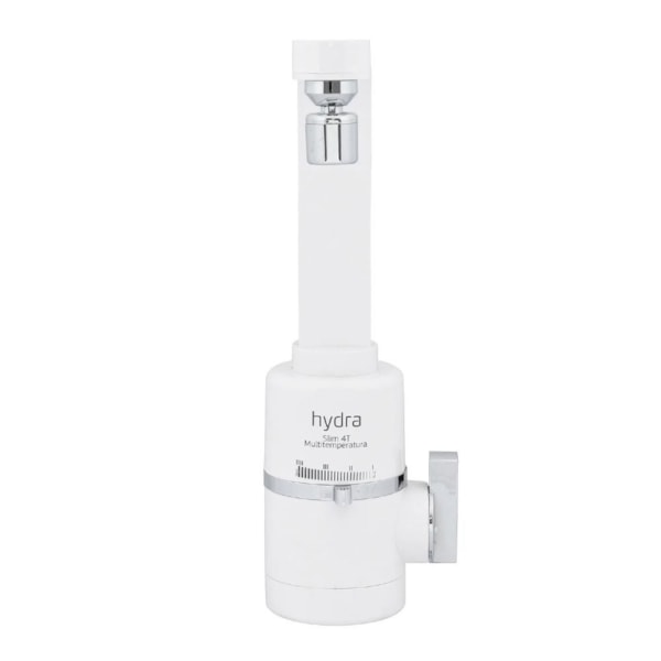 Torneira Elétrica Hydra de Parede Slim 4 Temperaturas Branco 220V 5500W - TPSL.4.552BR