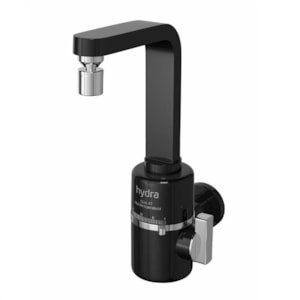 Torneira Elétrica HYDRA de Parede Slim 4 Temperaturas Preta 220V 5500W - TPSL.4.552PT