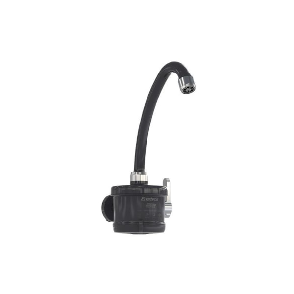 Torneira Elétrica Parede Enerbras Plus Preta Cromada 127V 4800W