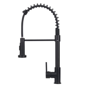 Torneira Gourmet de Mesa para Cozinha Metal Preto Fosco 5624 Civitt