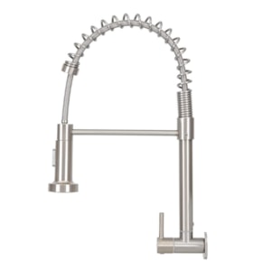 Torneira Gourmet de Parede para Cozinha Metal Escovado 5612 Civitt