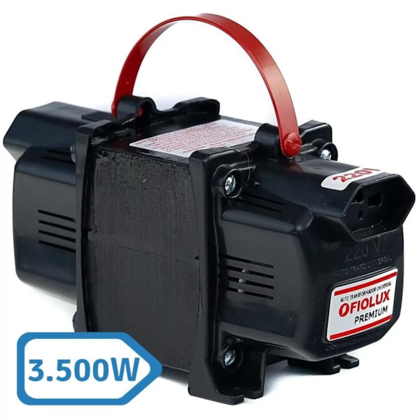 Transformador Bivolt 5000VA Fiolux Premium Tripolar (Com Aterramento)