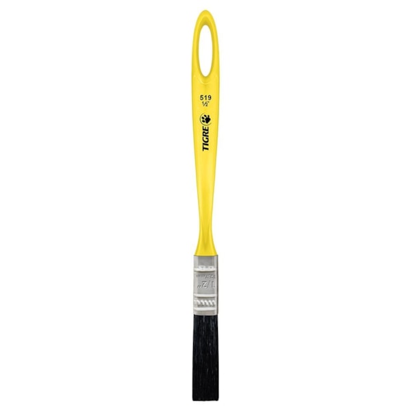 Trincha Para Pintura 1/2'' Cerda Preta 519 Pinceis Tigre