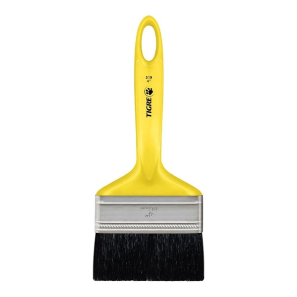 Trincha Para Pintura 4'' Cerda Preta 519 Pinceis Tigre