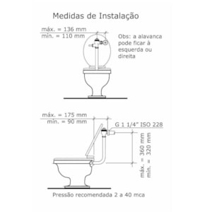 Válvula de Descarga Externa Silent Flux 3500 Fabrimar