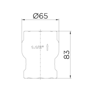 Válvula de Retenção Docol Vertical 1.1/2'' R.30101500