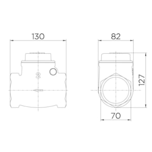 Válvula de Retenção Horizontal 2'' R.30202000 - DOCOL
