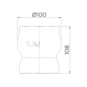 Válvula de Retenção Vertical 2.1/2'' R.30102500 - DOCOL