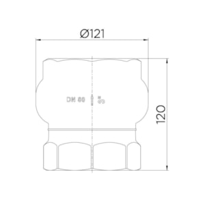 Válvula de Retenção Vertical 3'' R.30103000 - DOCOL