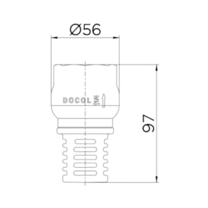 Válvula de Sucção Docol Poço 1.1/4'' R.30011300