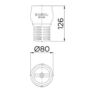 Válvula de Sucção - Poço 2'' R.30012000 - DOCOL