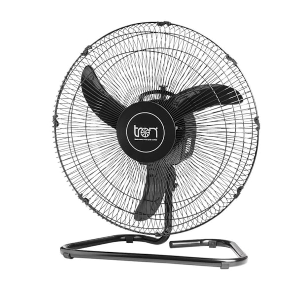 Ventilador de Mesa Tron Oscilante 50cm Aço Preto Bivolt