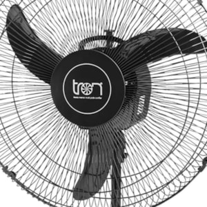 Ventilador de Mesa Tron Oscilante 50cm Aço Preto Bivolt